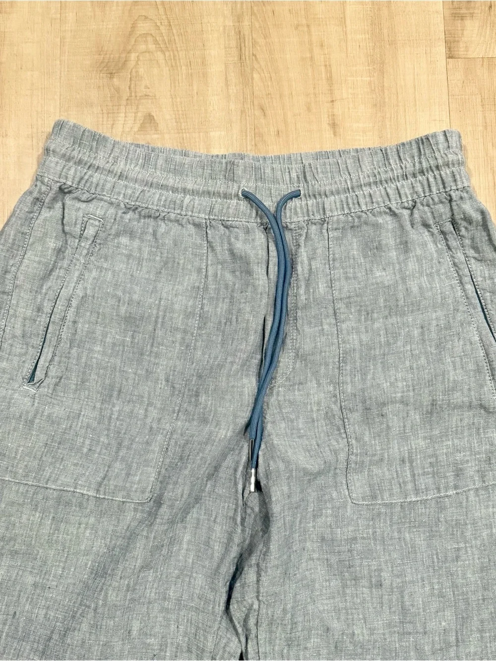 Athleta Sky Blue Elastic Waist Drawstring Joggers